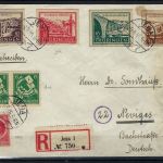 Thüringen mit Mi 115 by, R-Brief Jena n. Neviges, gepr. Ströh BPP