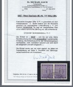 West Sachsen Mi 117 BXa UMs °, waagerechtes Paar einwandfrei, FFA