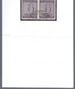 West Sachsen Mi 117 BXa UMs °, waagerechtes Paar einwandfrei, FFA