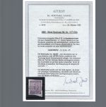 West Sachsen Mi 117 EXb ° mit FFA Dr. Jasch BPP, seltene Marke