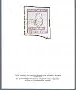 West Sachsen Mi 117 EXb ° mit FFA Dr. Jasch BPP, seltene Marke