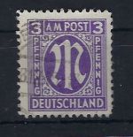 Bizone / AM Post Mi 17 b Dz ° mit Befund Wehner ArGe AM Post