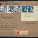 Rheinland Pfalz Mi 13w Bru auf R.Brief/Eilbote von Speyer n. Wertingen