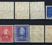 Bund 1949-1950, 2 komplette Jahrgänge postfrisch
