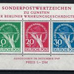 Berlin 1949, Block 1 * mit Originalgummierung, gep. Schlegel BPP