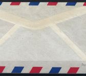 Berlin 1949, Mi 68 - 70 auf Luftpostumschlag mit SoSt Oberammergau