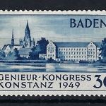 Fr. Zone Baden Konstanz II, Mi 46 II ** tiefst gepr. Strachwitz BPP