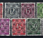 Bizone Mi 52 II-68 II * mit Erstfalz, alle Werte gep. Schlegel BPP