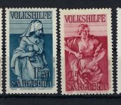 Saargebiet, Volkshilfe 1934, Mi 171-177 * (entfalzt)