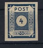 Ost Sachsen Mi 53 b ** mit FFA Stroh BPP