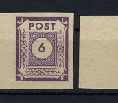 Ost Sachsen Mi 56 - 60 U * gepr. Stroh BPP