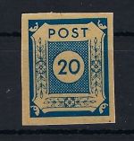 Ost Sachsen Mi 54 a G **, Druck a. D. Gummiseite, gepr. Stroh BPP