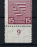 Provinz Sachsen Mi 80 Xa ** gepr. Stroh BPP