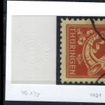 Thüringen Mi 96 AY yy ° einwandfrei, mit KB Stroh App