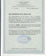 Thüringen Block 1 x * mit FFA Stroh BPP, Antifablock