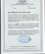 Thüringen Block 1 t * mit FFA Stroh BPP, Antifablock