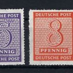 West Sachsen Mi 116 DX - 119 DX **, gepr. Stroh BPP