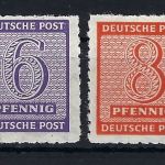 West Sachsen Mi 116 CX - 119 CX ** gepr. Jasch BPP