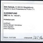 West Sachsen Mi 116 AY** einwandfrei