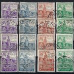 West Sachsen Mi 162 A/Y - 165 B X/Y, gep. Dr. Jasch BPP