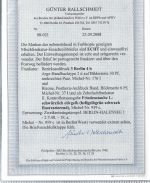 Zehfachfrankatur Kontrollrat II Mi 959c, SBZ Mi 176I (2) Bizone Mi 37I