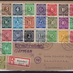 Kontrollrat I Mi 911 - 937 kompletter Satz auf Brief, Satzbrief