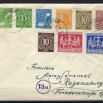 Zehfachfrankatur Gemeinschaftsaufgaben Mi 950 c MiF, Befund Hohmann