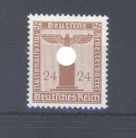 Dt. Reich Dienst Michel Nummer 163y, 24 Pfg. Dienst 1942 **, gp. BPP