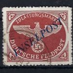 DR Feldpost / Inselpost, Mi 10 Bb I ° einwandfrei, gep. Pickenpack