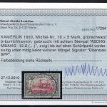 Kamerun Mi 19 °, kleine Beanstandung, Jäschke-L BPP, ME 600€