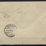 Memelgebiet Vorläufer, Mi V 93 II Brief, überfrankiert, nach Borna (PP