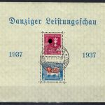 Danzig Block 3 mit Sonderstempel, ME 110€