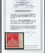 C) Ost Sachen, mi 65 P II** einwandfrei, Probedruck, FFA BPP, ME 750€