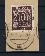 SBZ Handstempel Bezirk 36, Mi Ie° auf Briefstück, gep. Ballschmidt BPP