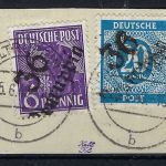 SBZ Handstempel Bezirk 36, Mi 167+ Ic °, Briefstück, Ballschmidt BPP