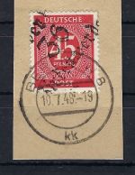 SBZ Handstempel Bezirk 36, Mi Is° auf Briefstück, gep. Ballschmidt BPP