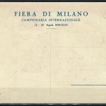 Italien, Messekarte "Ventennale Fiera di Milano" 1939, ungebraucht