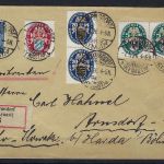 DR Einschreiben befördert von Hermsdorf - Haida (Böhmen) 1926 (CC