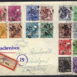 SBZ Handstempel Bezirk 16, Mi 166-81 III° Satzbrief gp. Dr. Böheim BPP