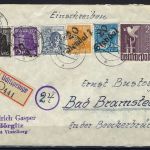 SBZ Handstempel Bez. 20, MiF 166/167/170/173/175 IV, Ballschmidt BPP