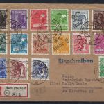 SBZ Handstempel Bezirk 20, Mi 166-81 IV ° Satzbrief gp. Dr. Böheim BPP