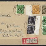 SBZ Handstempel Bezirk 36 Einschreiben MiF gepr. Ballschmidt BPP