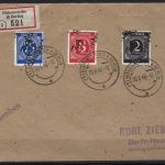 SBZ Handstempel Bezirk 36, Mi Ia VII, Id VII, Iv VII, Einschreiben