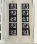 Saarland 1947-1959, postfrische Bogensammlung aus Mi 305- 361, ME 720€