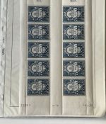 Saarland 1947-1959, postfrische Bogensammlung aus Mi 305- 361, ME 720€
