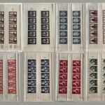 Saarland 1947-1959, postfrische Bogensammlung aus Mi 305- 361, ME 720€