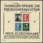 Thüringen, Block 2 t ** gepr. Zierer BPP, ME 1.800€