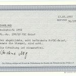 Saarland Mi 299 - 303 Einschreiben-FDC, Befund Ney BPP, ME 750€