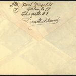 Berlin Mi 68-70 OR auf Einschreibebrief in die USA, gep. Schlegel BPP