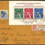 Berlin Block 1 ° mit PF II, einwandfrei, FFA Schlegel BPP, ME _._